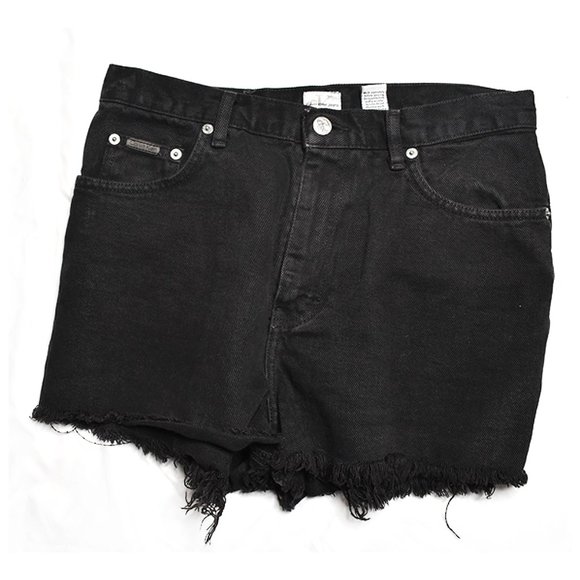 Vintage [ CALVIN KLEIN JEANS ] Cut Off Denim Shorts - Picture 5 of 8
